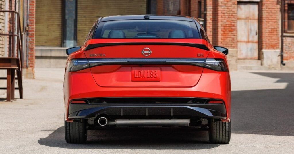 2026 Nissan Sentra raer view