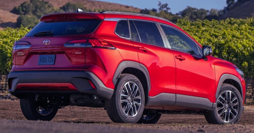 2026 Toyota Corolla Cross Hybrid exterior rear