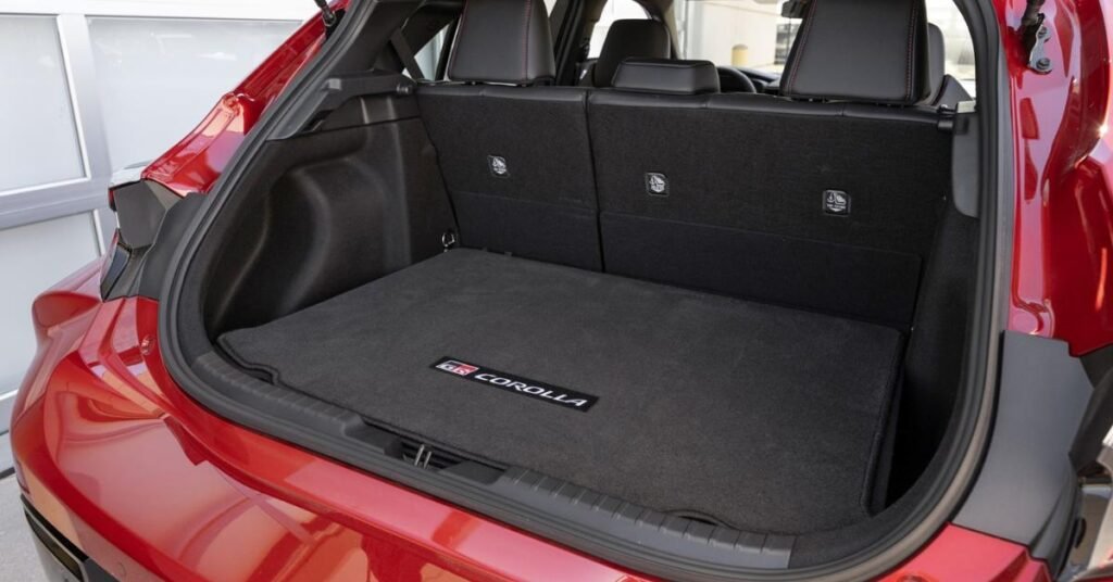 2026 Toyota GR Corolla boot space