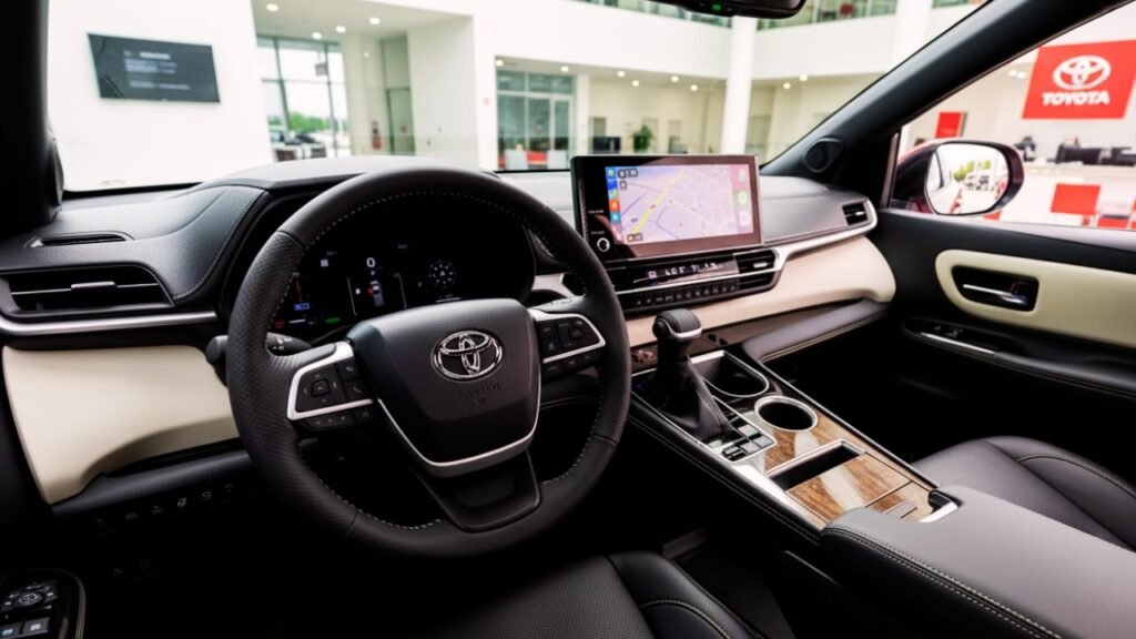 2026 Toyota Sienna Hybrid dashboard