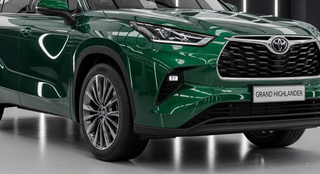 2026 Toyota Grand Highlander clodeup front
