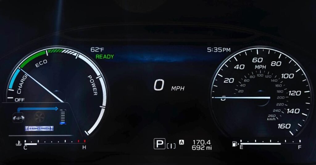 2026 Subaru Crosstrek Hybrid cluster