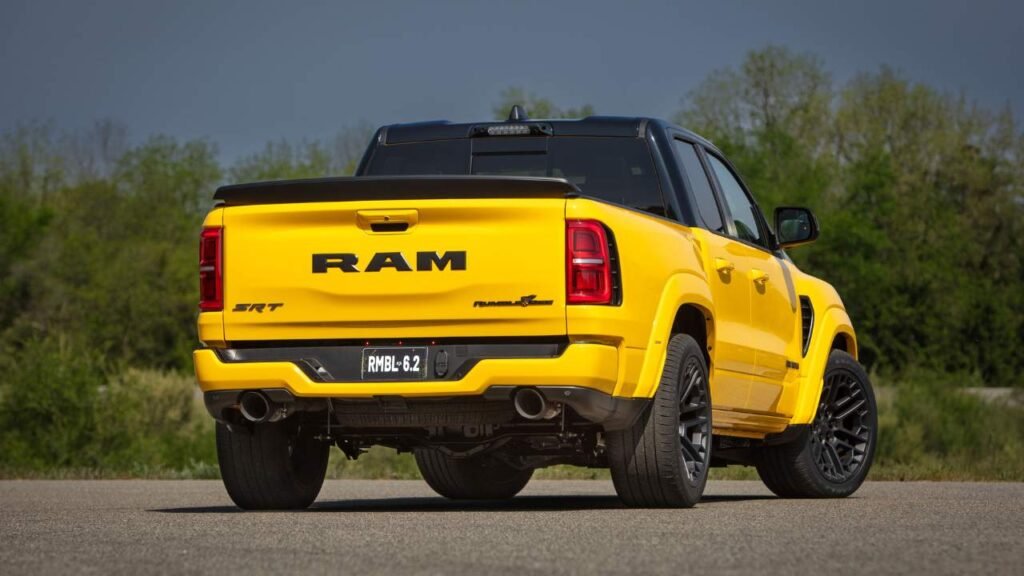 The 2027 Ram 1500 Rumble Bee back